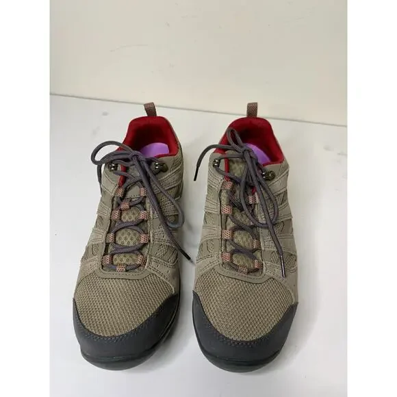 Columbia Redmond V2 Waterproof Womens 10 Hiking Shoes Trail Leather BL0834-227 - Picture 2 of 11